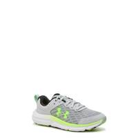 Youth Boys' Assert 10 Wide Width Running Shoe MOD GREY/HYPER GREEN/BLACK view