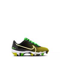 Youth Boys' Alpha Huarache 4 Keystone Baseball Cleats BLACK/OPTI YELLOW/GREEN STRIKE/WHITE view
