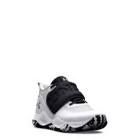 Youth Boys' Zone Basketball Shoe WHITE/WHITE/BLACK view
