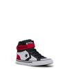 Youth Boys' Pro Blaze Mid Play Offs Basketball Shoe RED/WHITE/BLACK view