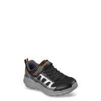 Youth Boy's Skech Cage Running Shoe BLACK/SILVER view