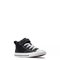 Youth Boys' Chuck Taylor Malden Street Mid Sneaker BLACK/BLACK/WHITE view