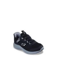 Youth Boys' Hands Free Slip-Ins Bounder Brisk-Burst Running Shoe BLACK/CHARCOAL view