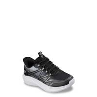 Kids Microspec Velocity Sneaker BLACK/SILVER view