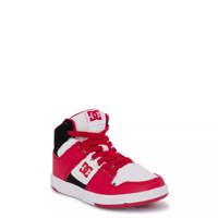 Youth Boys' Cure High-Top Sneaker RED/WHITE/BLACK LEATHER view