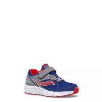 Youth Boy's Cohesion 14 A/C Running Shoe Navy/Red view