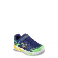 Youth Boys' S-Lights Flex-Glow Bolt Running Shoe NAVY/MULTI view