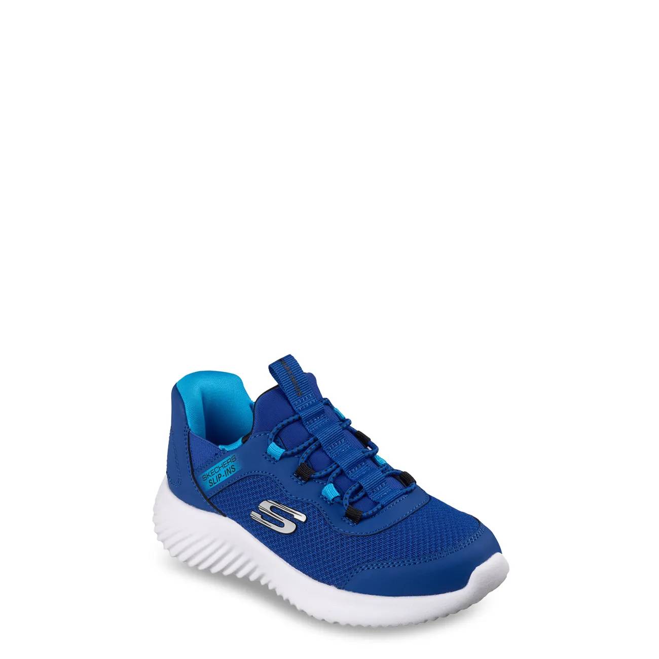 Skechers Youth Boys' Hands Free Slip-Ins Bounder Brisk-Burst Running Shoe