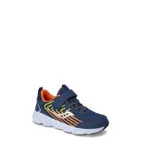 Youth Boys' Wind 3.0 A/C Sneaker NAVY/ORANGE WIDE view