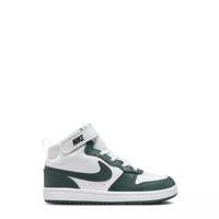 Youth Boys' Court Borough Mid 2 Basketball Shoe WHITE/VINTAGE LEATHER view