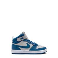 Youth Boys' Court Borough Mid 2 Basketball Shoe SMOKE GREY/COURT BLUE/DARK TEAL GREEN view