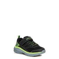 Youth Boys' Boundless Wide Width Running Shoes BLACK/LIME WIDE view