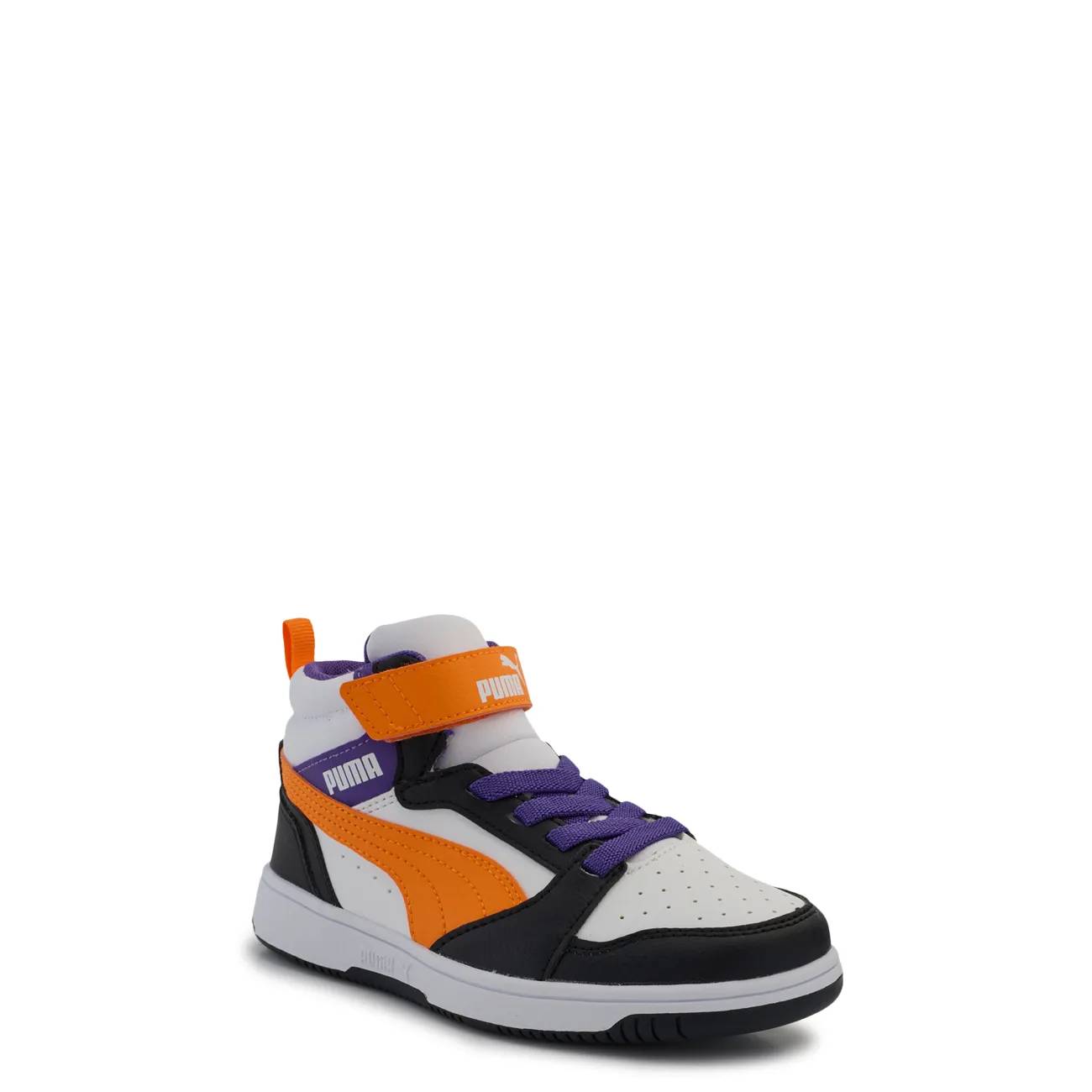 PUMA Youth Boys' Rebound V6 Mid Top Basketball Sneaker