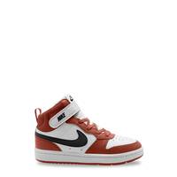 Youth Boys' Court Borough Mid 2 Sneaker WHITE/RED/BLACK view