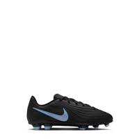 Youth Boys' JR Tiempo Maestro Club FG/MG Cleat BLACK/ICE BLUE view