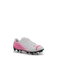 Youth Girls' Attacanto II FG/AG JR Cleat WHITE/ROSE view