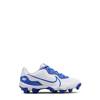 Youth Boys' Alpha Huarache 4 Keystone Baseball Cleats WHITE/HYPERLINK BLUE/GREY view