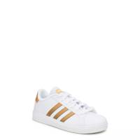 Youth Unisex Grand Court 2.0 Sneaker CLOUD WHITE/CLOUD WHITE/MATTE GOLD view