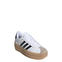 Youth Girls' VL Court Bold J Court Shoes WHITE/BLACK view