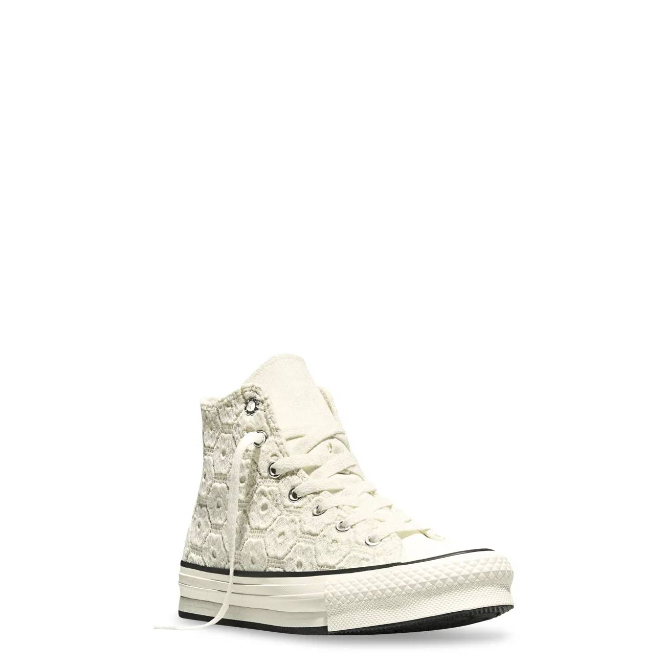 Converse Youth Girls' Chuck Taylor All Star Floral Crochet EVA Lift Platform Sneaker