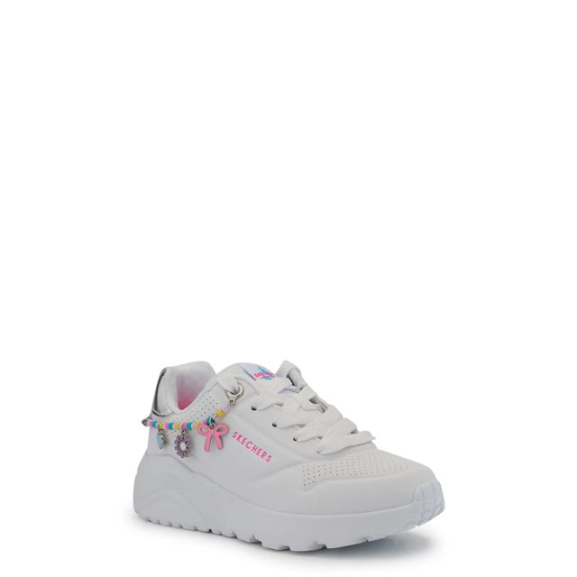 Lilly　0603 Skechers Youth Girl's Uno Lite - Charming Lite Sneaker | The Shoe Co.