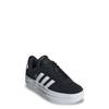 Youth Girls' VL Court Bold J Court Shoes CORE BLACK/FTWR WHITE/FTWR WHITE view