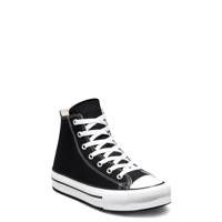 Youth Girls' Chuck Taylor All Star Foundation Platform Sneaker BLACK/NATURAL/WHITE view