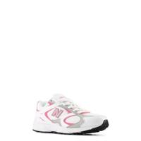 Youth Girls' 408 Running Shoe WHITE/PINK SATIN view