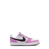 Youth Girls' Court Borough Sneaker WHITE/BURGUNDY ASH/LIGHT MAGENTA view