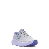 Youth Girls' Surge 4 Running Shoe HALO GREY/CELESTE/STARLIGHT view