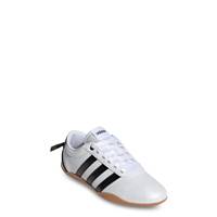 Youth Girls' Grand Court Lo Sneaker WHITE/BLACK view