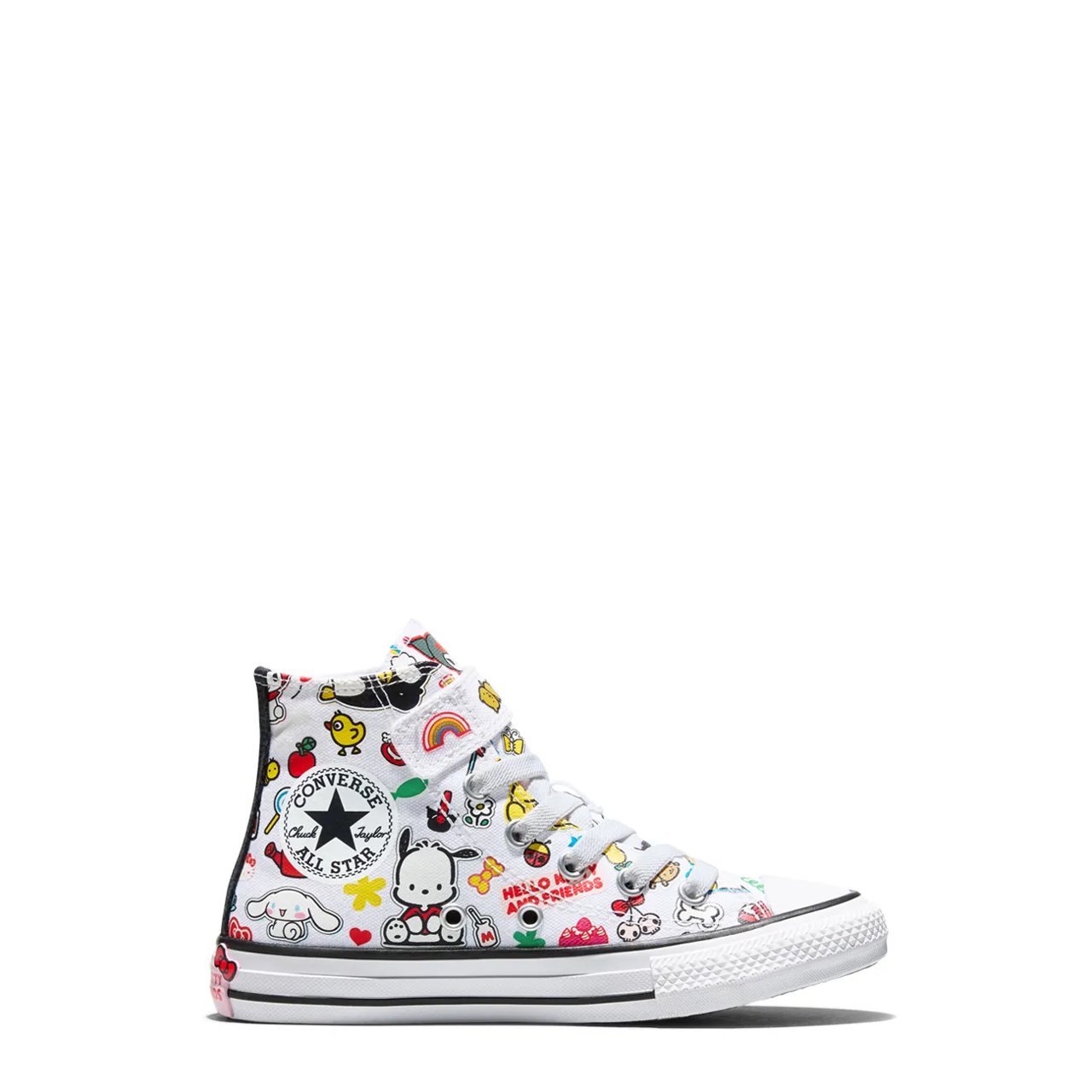 Youth Converse x Hello Kitty And Friends Chuck Taylor All Star Easy-On Stickers High Top