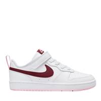 Youth Girls' Court Borough Low 2 Sneaker WHITE/DARK BEETROOT view