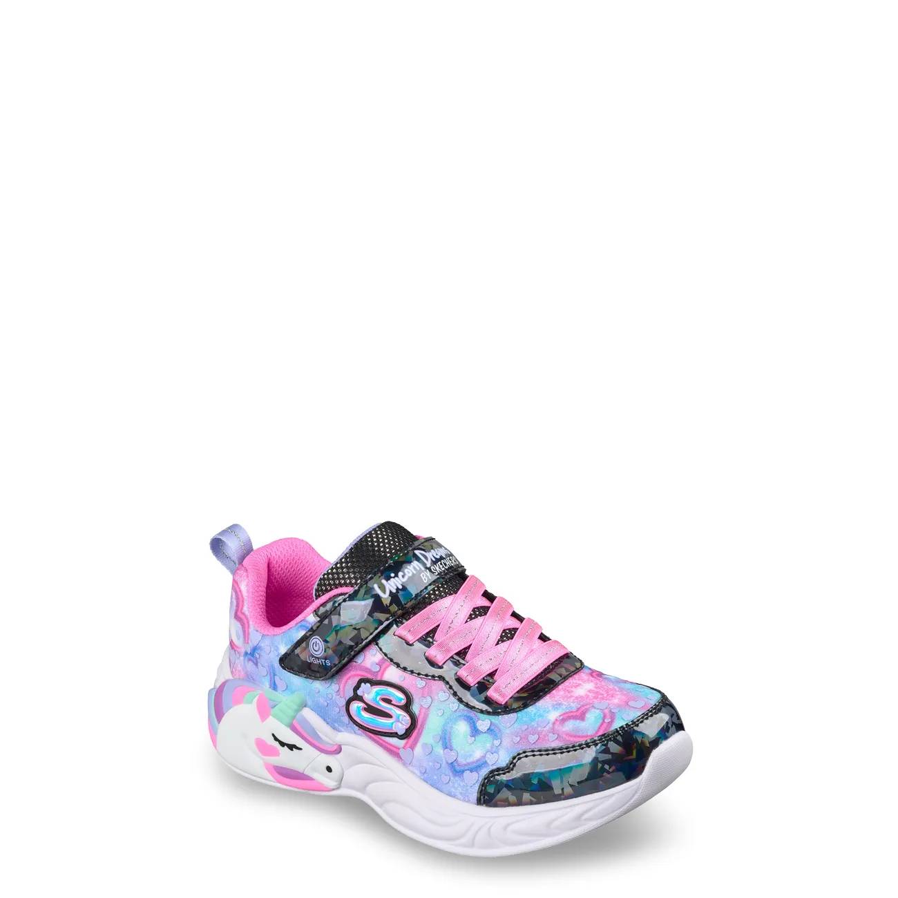 Skechers Youth Girls' Unicorn Dreams  Heart Sparkle Slip-On Sneaker