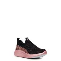 Youth Girls' Ultra Flex 3.0 Slip On Sneaker BLACK/ROSE GOLD view