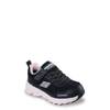 Youth Girls' Elite Sport Tread Sneaker BLACK/LIGHT PINK view