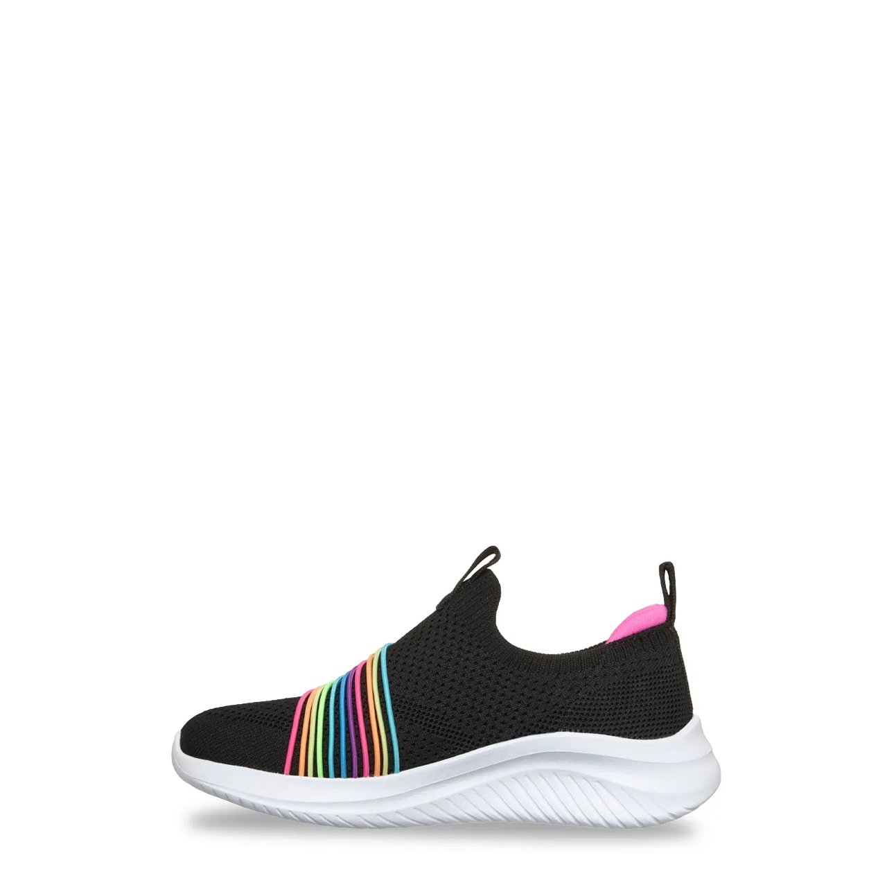 Youth Girls' Ultra Flex 3.0 Rainbow Pop Slip-On Sneaker
