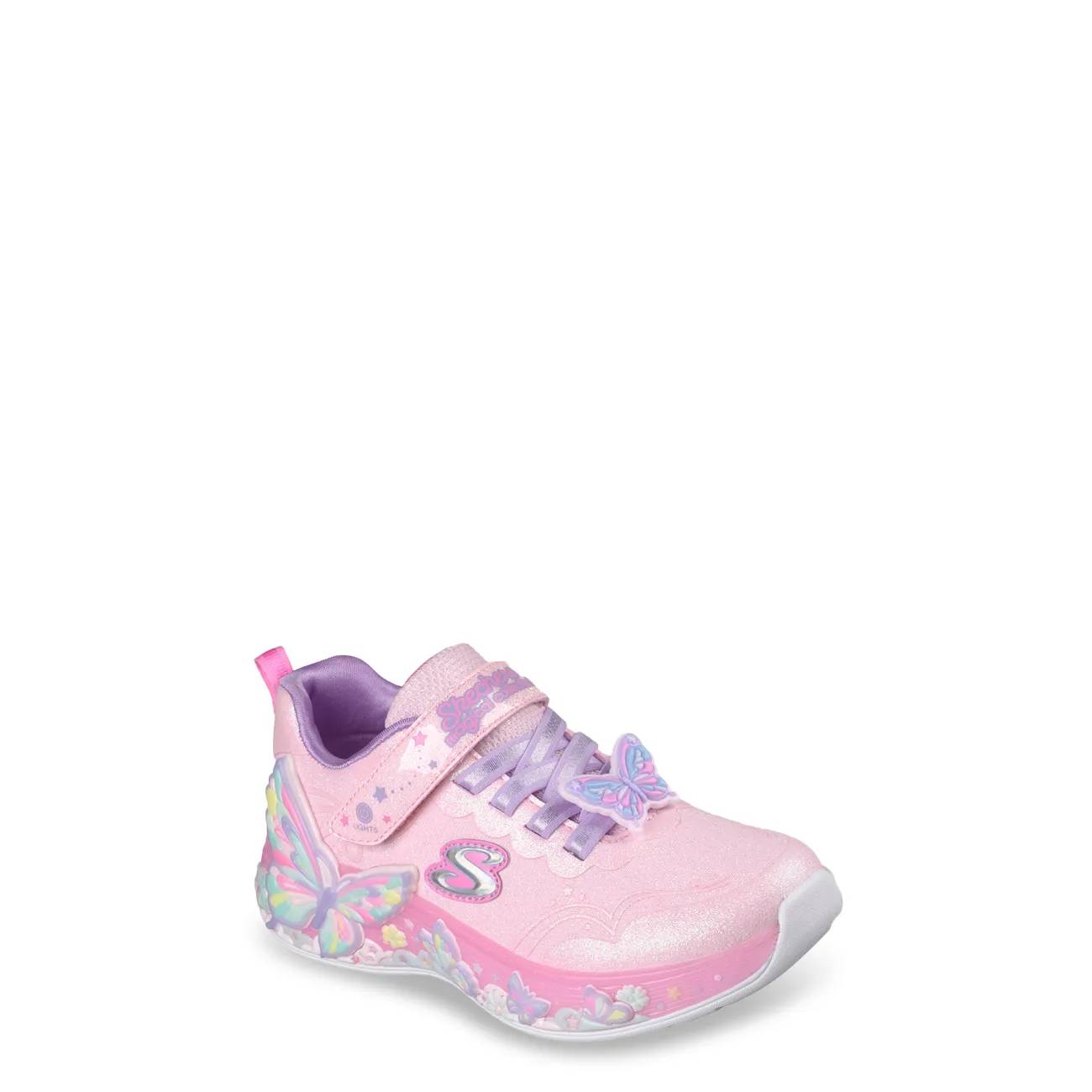 Skechers Youth Girls Butterfly Bliss Sneaker