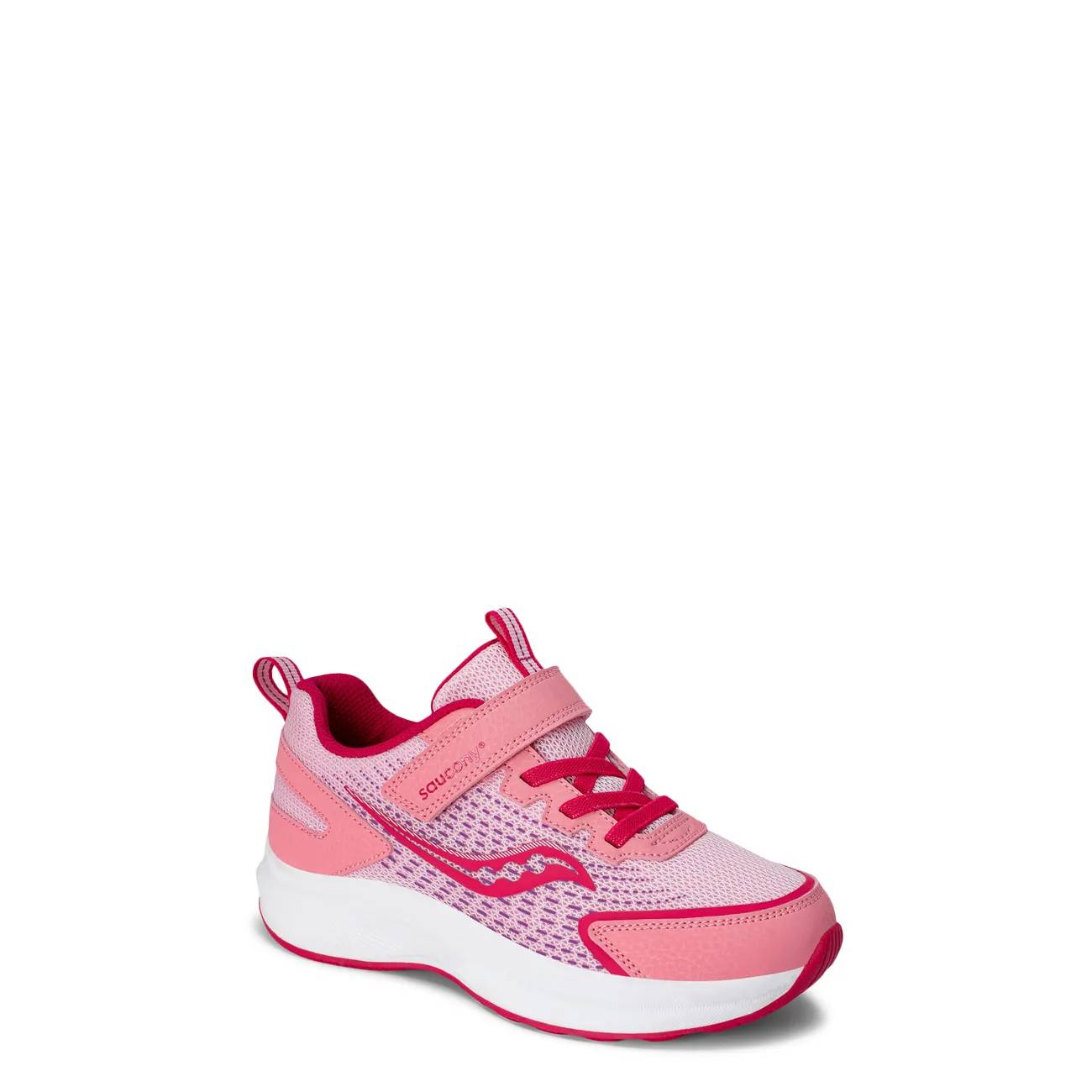 Saucony Youth Girls' Cohesion Wide Width Running Shoe