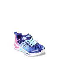 Youth Girls' S-Lights®: Wavy Beams - Ombre Express Sneaker NAVY/MULTI view