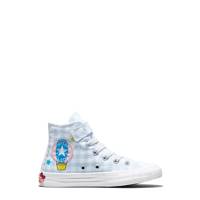 Kids Converse CTAS  Blue Fabric view