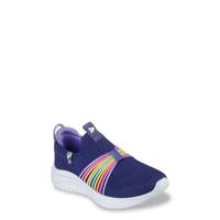 Youth Girls' Ultra Flex 3.0 - Rainbow Speed Running Shoe NAVY/MULTI view