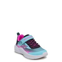 Youth Girls' Microspec Advance Slip-On Running Shoe AQUA/PURPLE view