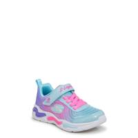 Youth Girls' S-Lights®: Wavy Beams - Ombre Express Sneaker MINT/MULTI view