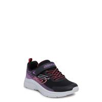 Youth Girls' Microspec Plus Sprint Speed Running Shoe Black/Purple view