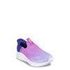 Youth Girls' Hands Free Slip-ins: Ultra Flex 3.0 - Color Boost Slip-On Running Shoe NAVY/PURPLE view