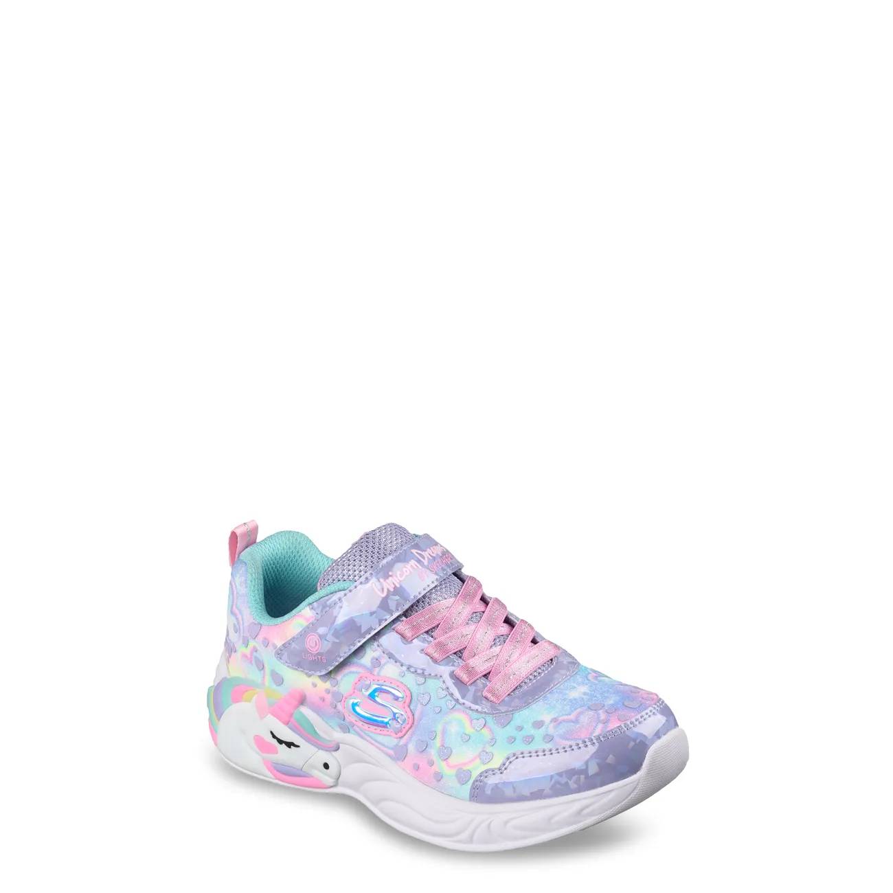 Skechers Youth Girls' Unicorn Dreams  Heart Sparkle Slip-On Sneaker