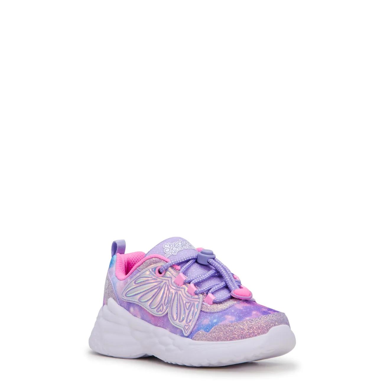 Skechers Youth Girls' Dream Racer - Wing Brites Running Shoe | The