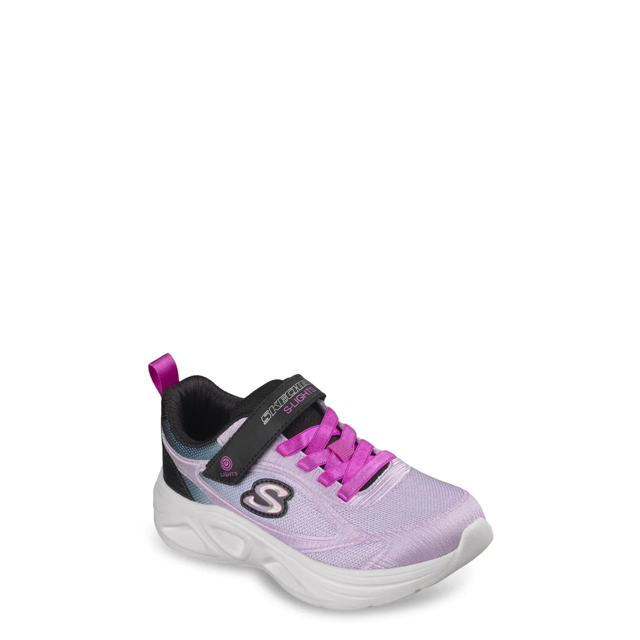 Youth Girls' Lights Sola Glow Sneaker