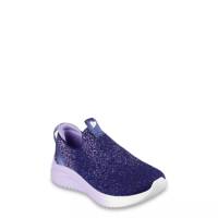 Youth Girls' Ultra Flex 3.0 - All Things Sparkle Sneaker NAVY/LAVENDER view